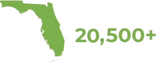 20,500+ foster children in the state of Florida